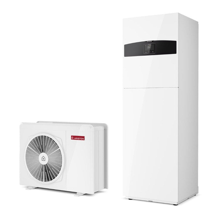 Ariston Inverter-Split-Luft/Wasser-Wärmepumpe für Heizung, Kühlung und Warmwasserbereitung mit integriertem 180-Liter-Speicher - 1 Zone NIMBUS COMPACT 35 S NET 3301890