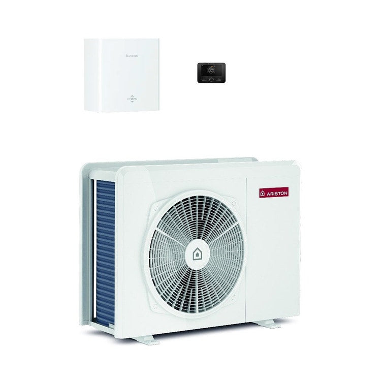 Ariston Drehstrom-Wärmepumpe für Heizung und Kühlung, vorbereitet für ein Hybridsystem mit jedem Kessel NIMBUS M HYBRID UNIVERSAL 150 T NET 3302311