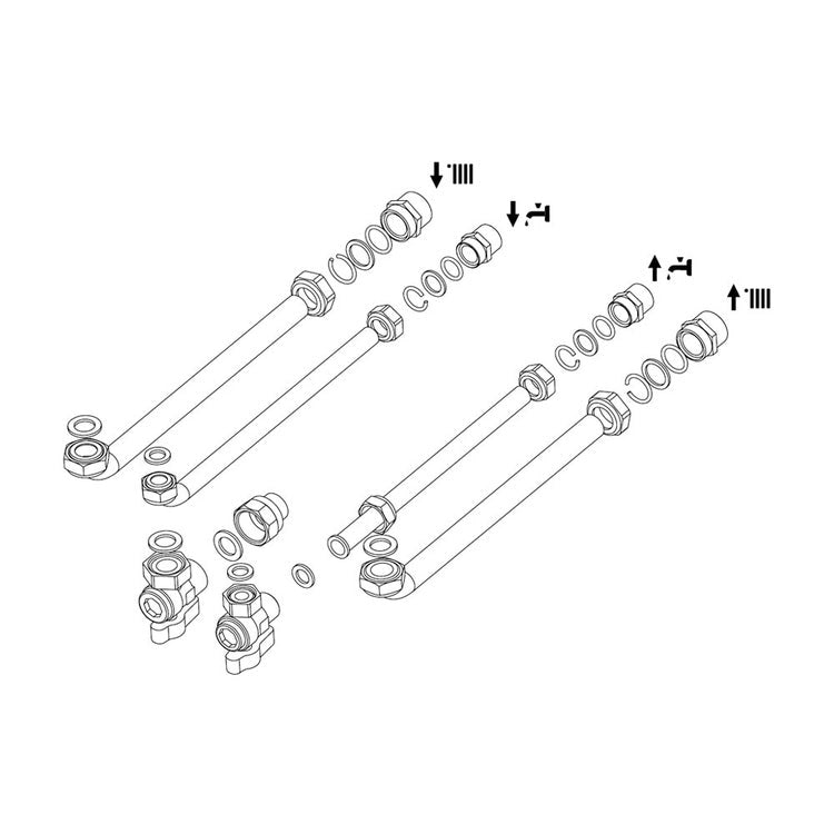 Ariston Kit erste Installation (2 Wasserhähne) 3318224