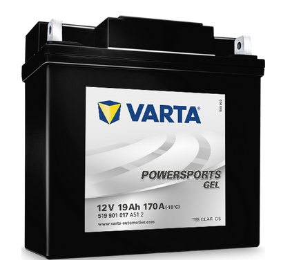 arta Motorradbatterie 519901017 – 12V 19Ah AGM-Batterie für zuverlässigen Startkomfort