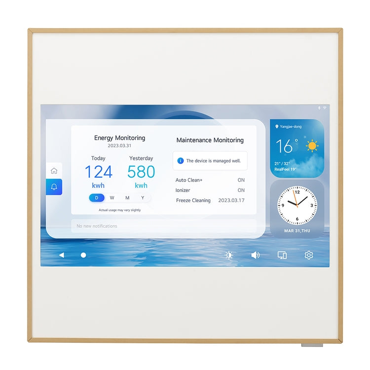 LG Gallery LCD Innengerät mit anpassbarem Wandbildschirm Mono-/Multisplit WLAN, 9000 BTU ARTCOOL A09GA2N.EEU