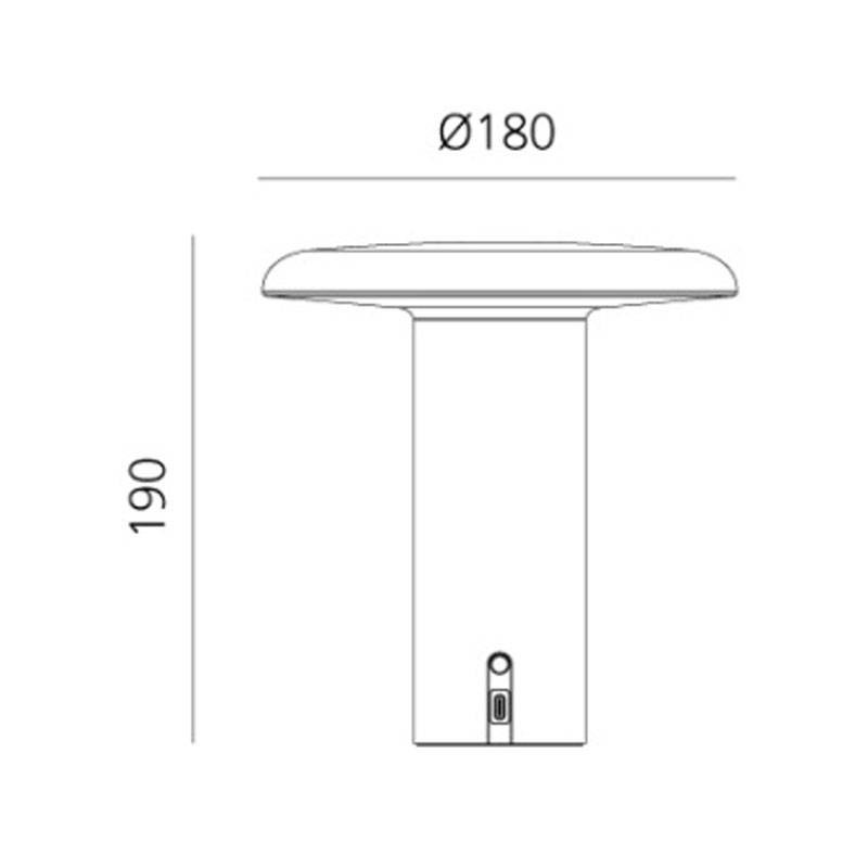 Artemide Takku Tischleuchte 2,5 W