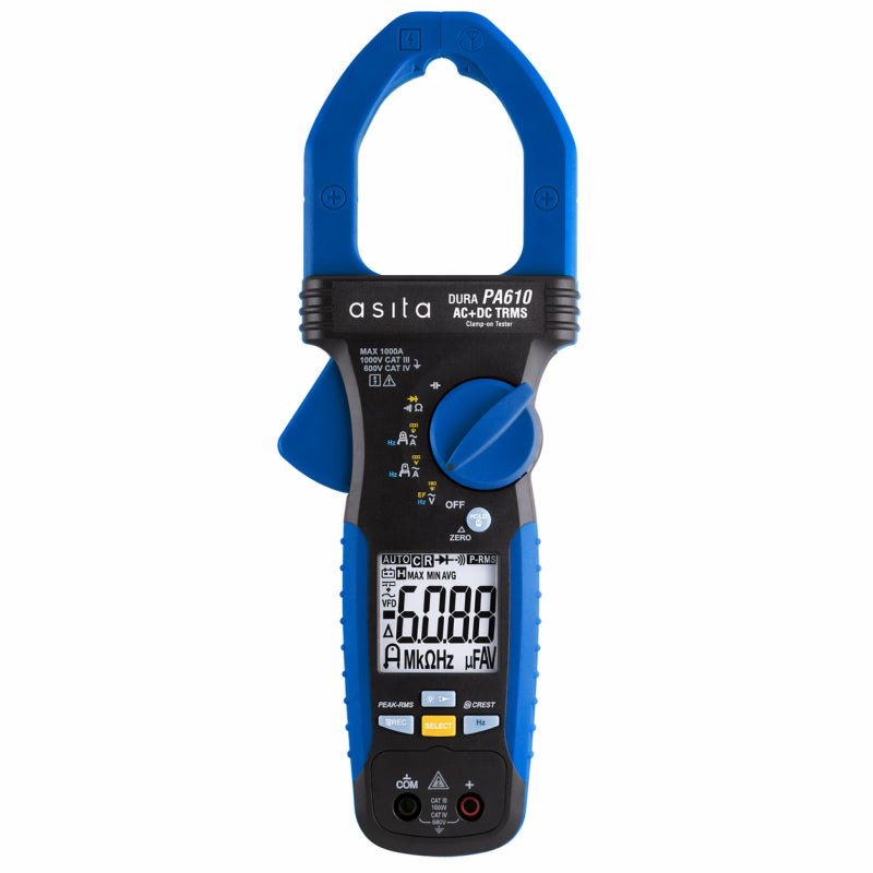 Asita PA610 Stromzange 1000 A / 1000 V AC/DC TRMS