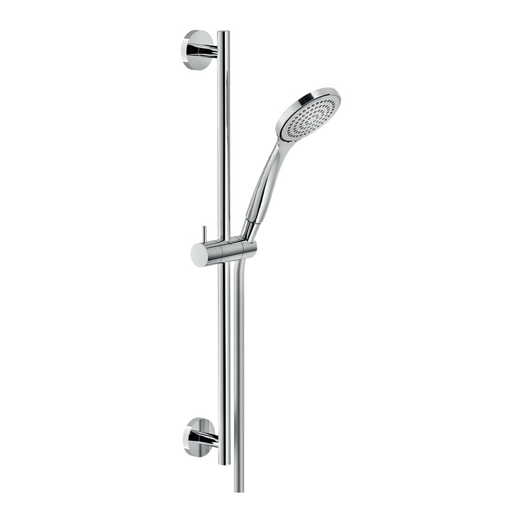 Nobili Wandbrause mit gleitender und schwenkbarer Duschhalterung, Einstrahldusche und 150 cm Schlauch, Chromoberfläche SHOWER AD140/51CR