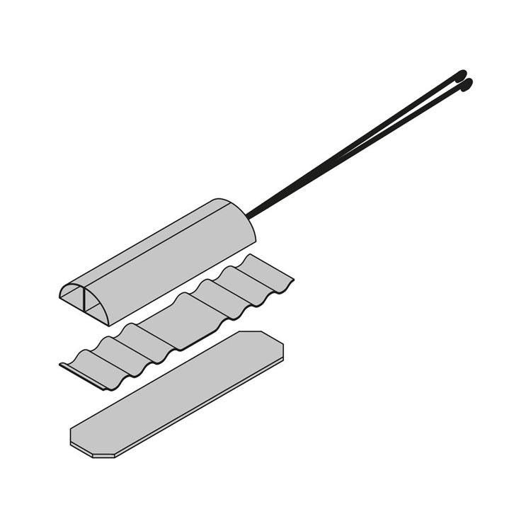 Bosch Kit Abstandsplatten für Speicher-Schacht Ø 19 mm, für perfekte Haftung des Sensors SF3 ASU 5991382