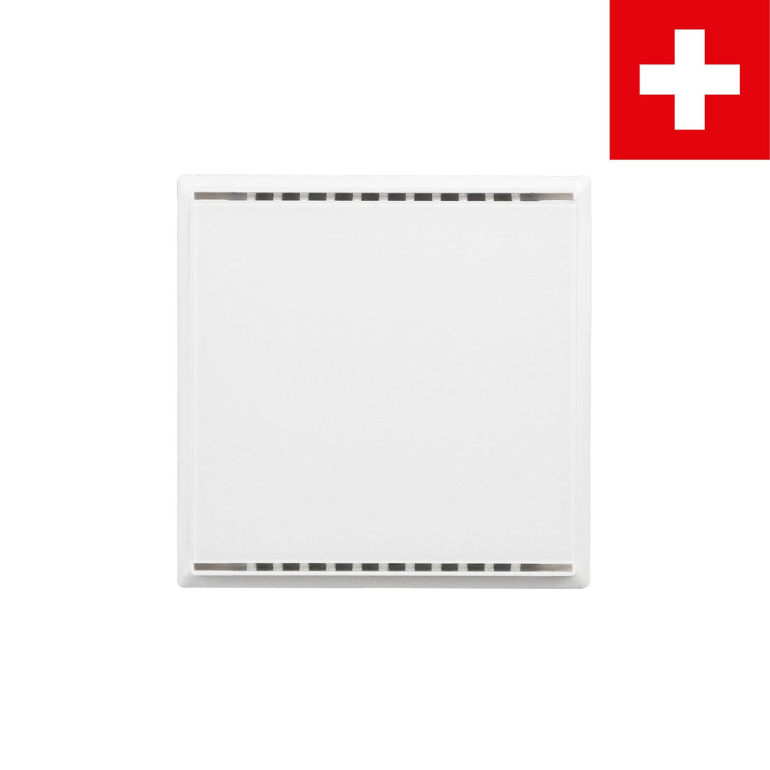 Elsner Elektronik Gebäudeautomation Innenraumsensor KNX AQS/TH-UP gl CH, Reinweiß RAL 9010 - Art. 70646