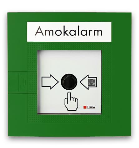 NSC Sicherheitstechnik Druckknopfmelder grün, ABS, Grenzwert - Art. B03322-00
