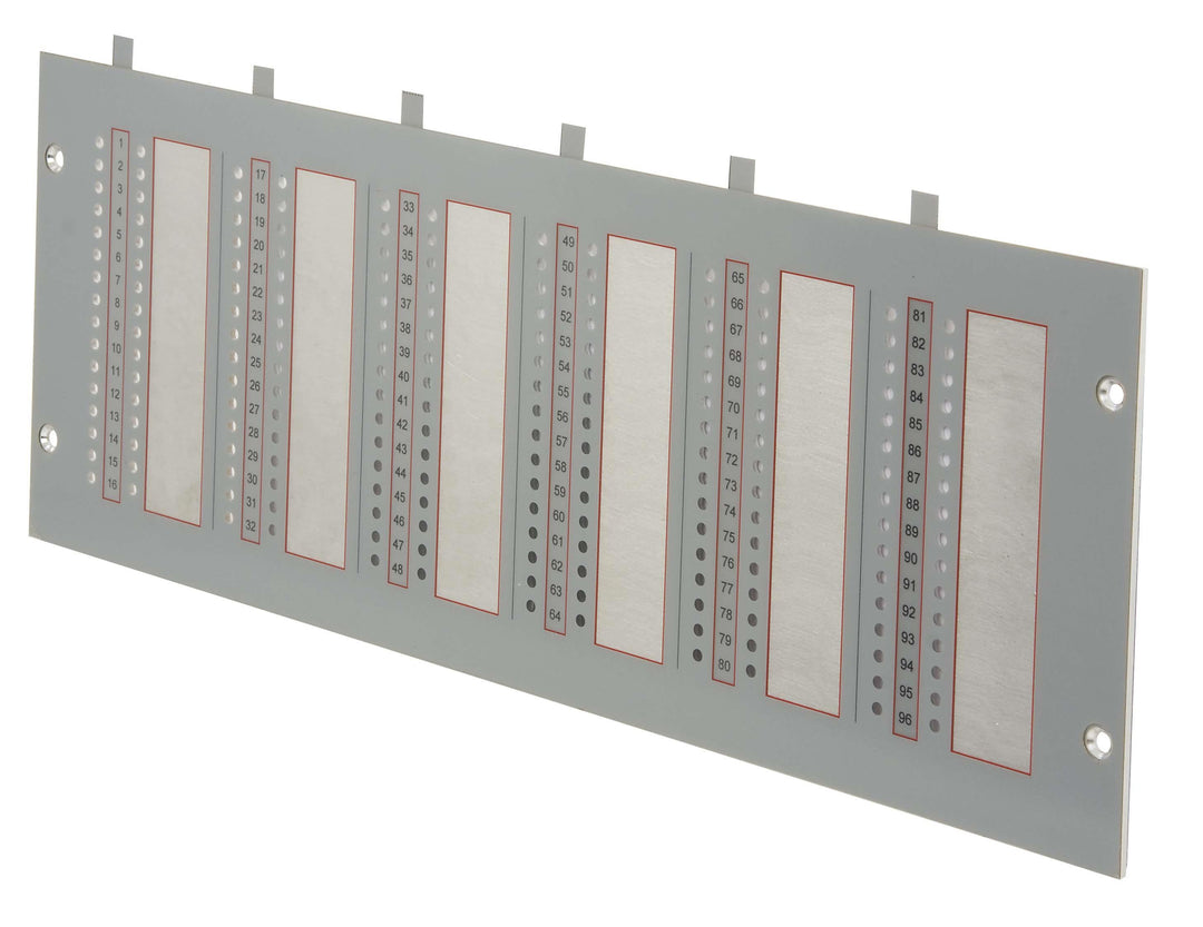 NSC Sicherheitstechnik 4HE-Frontplatte für 96 Meldergruppen - Art. B01200-00