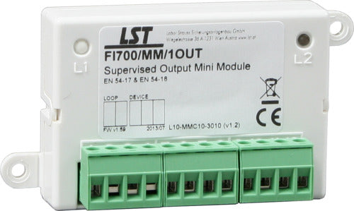 LST-MEP Brandmeldetechnik Steuermodul/700I/Mini 1xAusgang FI700/MM1OUT - Art. 249257