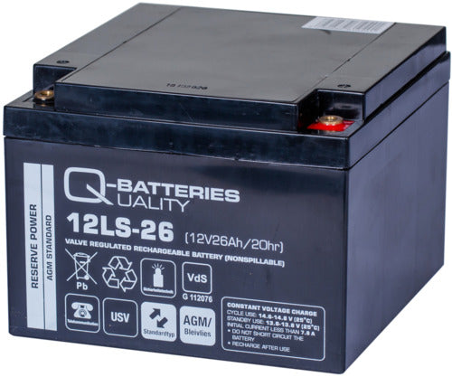 LST-MEP Brandmeldetechnik Notstrombatterie 12V/26Ah/AGM - Art. 310602