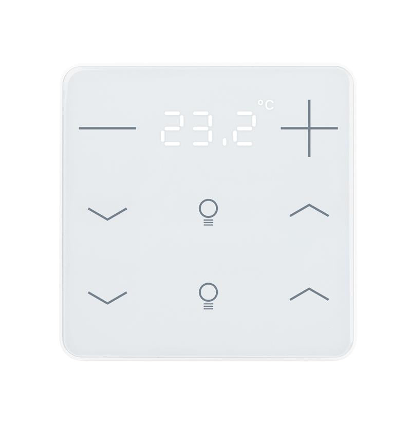 Elsner Elektronik Gebäudeautomation Taster KNX eTR 206 Light, Signalweiß RAL 9003 - Art. 71170