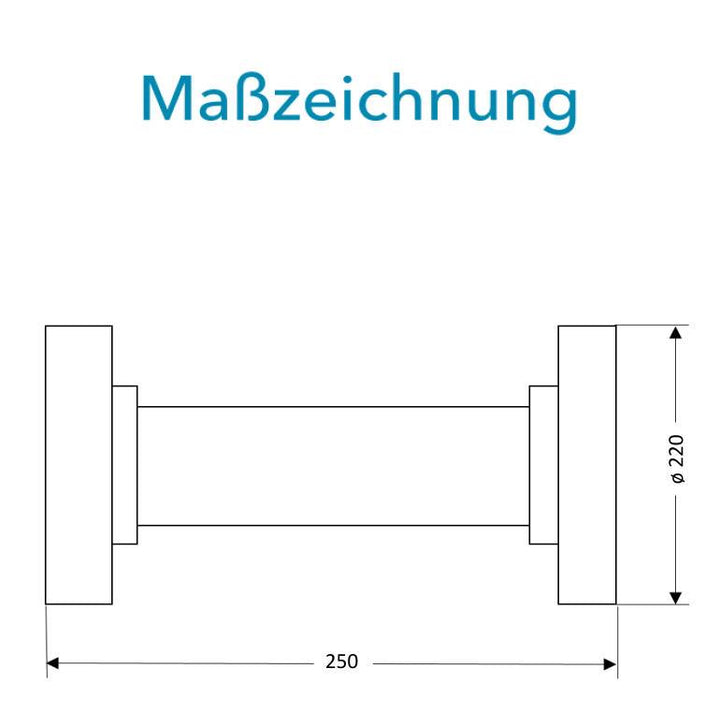 Sensus Kombinierter WMZ/WZ Flanschrohr (FF-Stück) DN100 L:250 FL PN16