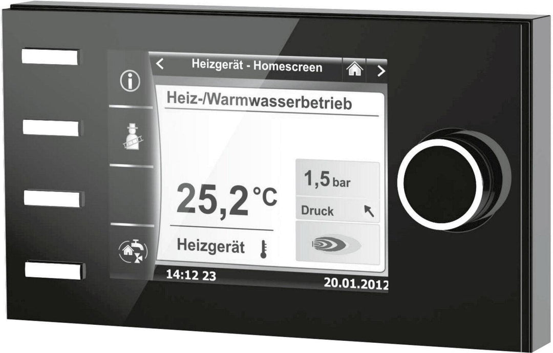 Wolf Bedienmodul BM-2 ohne Außenfühler schwarz, für Regelungssystem WRS -Art.2745306