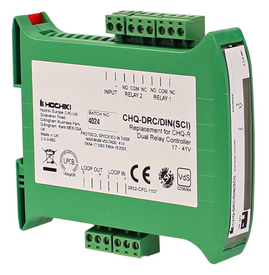 NSC Sicherheitstechnik 4-fach-Relaissteuermodul CHQ-PCM/DIN(SCI) - Art. B02444-02