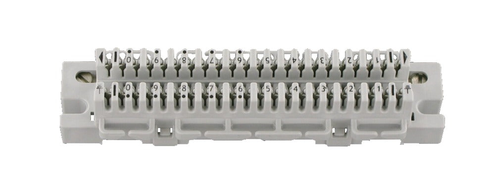 ABUS ABUS AZVT10010 LSA-Anschlussleiste 10 Doppeladern - Art. AZVT10010