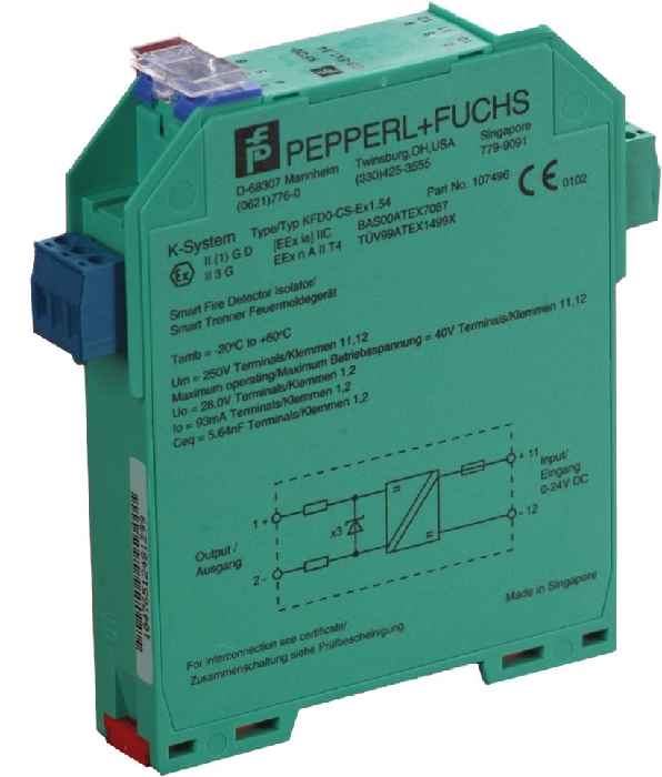 Hertek Sicherheitsbarriere (für XP95 Ex-Melder, 1 Kanal) - Art. BIM300