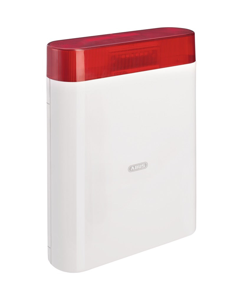 ABUS ABUS FUSG60100 Secoris Funk-Außensirene mit Blitzlicht (Kombi-Signalgeber) - Art. FUSG60100