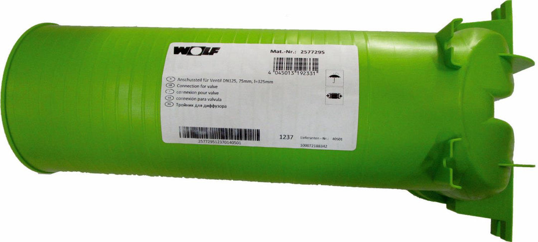 Wolf Anschlussteil DN125, 75mm, l=325mm -Art.2577295