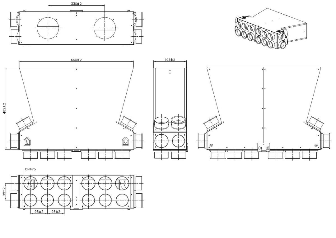 Wolf SD+LV-Modul DN 75 CWL-F-150 Ex -Art.2577417