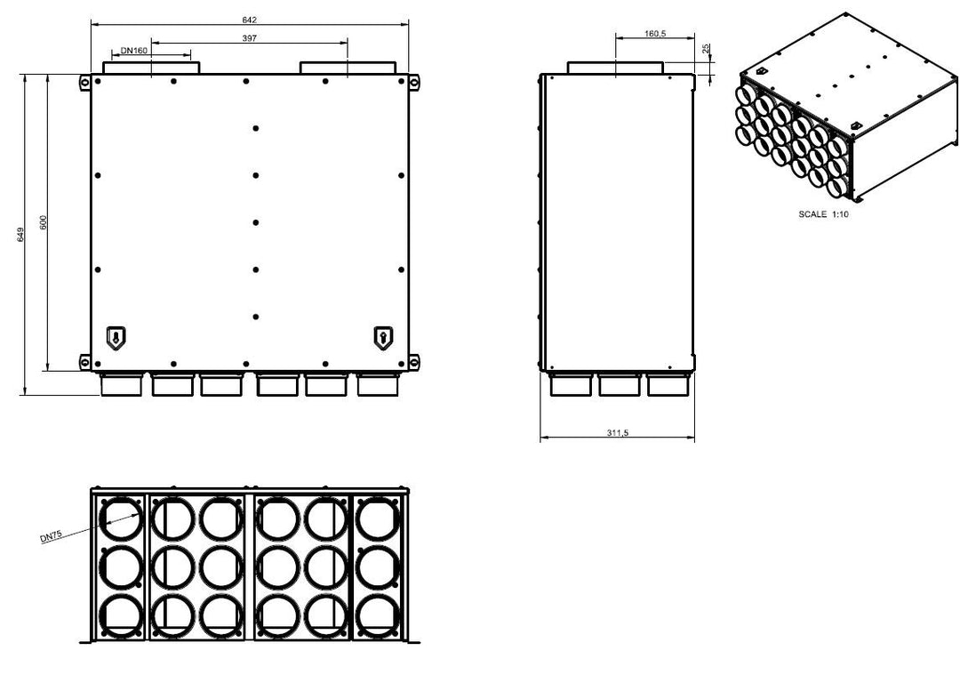 Wolf SD+LV-Modul DN75 CWL-F-300 Exc. -Art.2577607