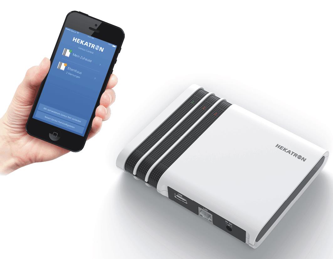 Hekatron Brandschutz Genius Port & Genius Controll App - Art. 31-6000001-01-01