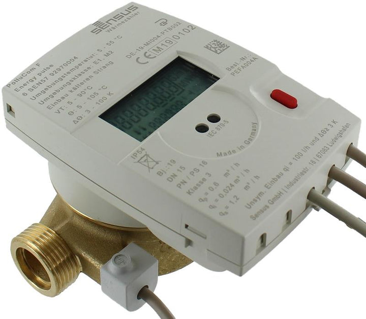 Sensus Kompaktkältezähler WMZ PolluCom F Qp 0,6 B DN15 L:110 AG3/4" PN16 45/5,2 FZ