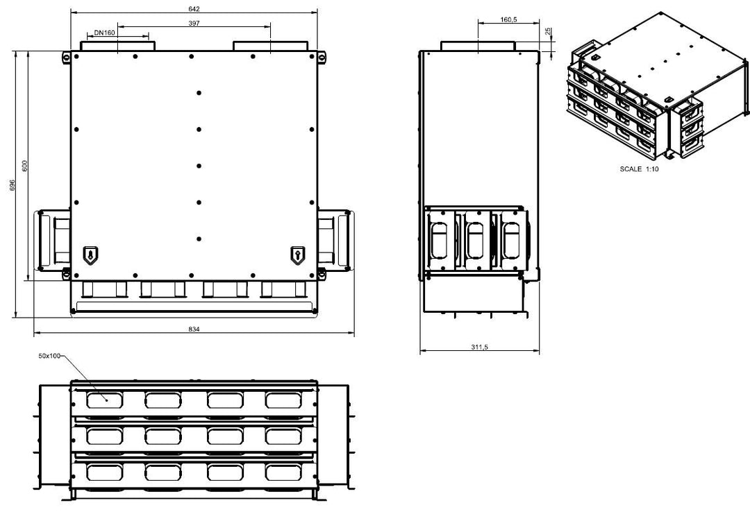 Wolf SD+LV-Modul 50x100 CWL-F-300 Exc. -Art.2577608