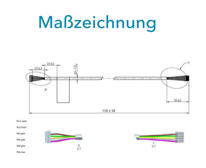 Sensus Kommunikation WMZ Datenkommunikationskabel 3 Impulseingänge für wM-Bus oder M-Bus