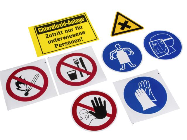 Grünbeck Sicherheitsaufkleberset GENO-Baktox - Art.569810