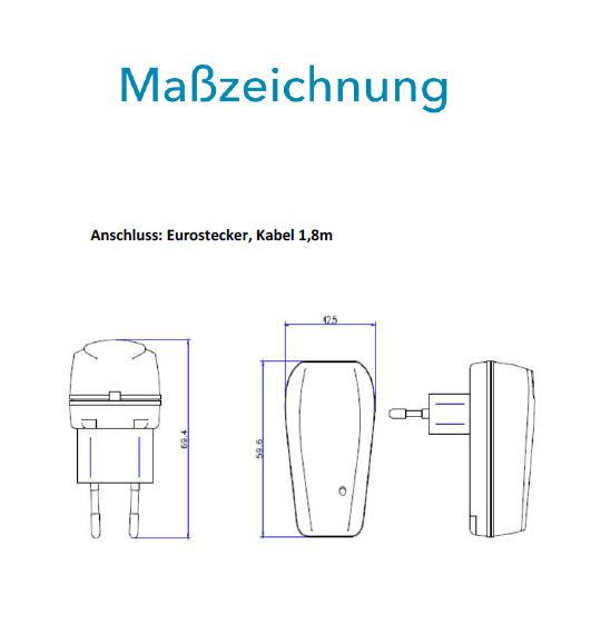 Sensus AMR-Systeme M-Bus Pegelwandler Netzteil 230V für Artikel 182003