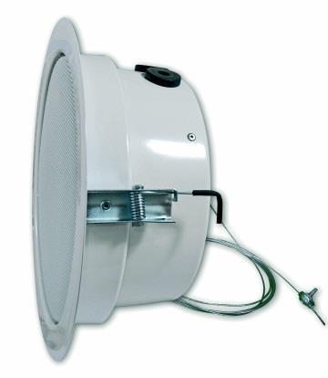 NSC Sicherheitstechnik Decken-Einbaulautsprecher für Sprachalarmierung, 200 mm, 6 Watt - Art. S05540-00