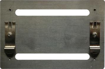 ABI-Sicherheitssysteme Hutschienenadapter für Geh. Typ 150 AP - für Hutschiene 35 mm, gelocht - Art. 000016-H