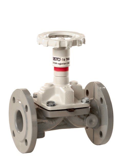 KSB Membranventil SISTO-16 TWA JL1040/Rilsan, DVGW-Wasser, PN16 DN150 - Art. M232A041