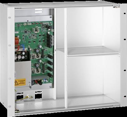 ABI-Sicherheitssysteme Netzladeteil 15013/G3, 12V/4A Batt.2x27Ah - 19-Zoll Einschub-Ausführung (9HE) - Art. 60150136