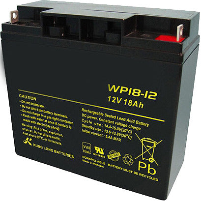 LST-MEP Brandmeldetechnik Notstrombatterie 12V/18Ah - Art. 310002
