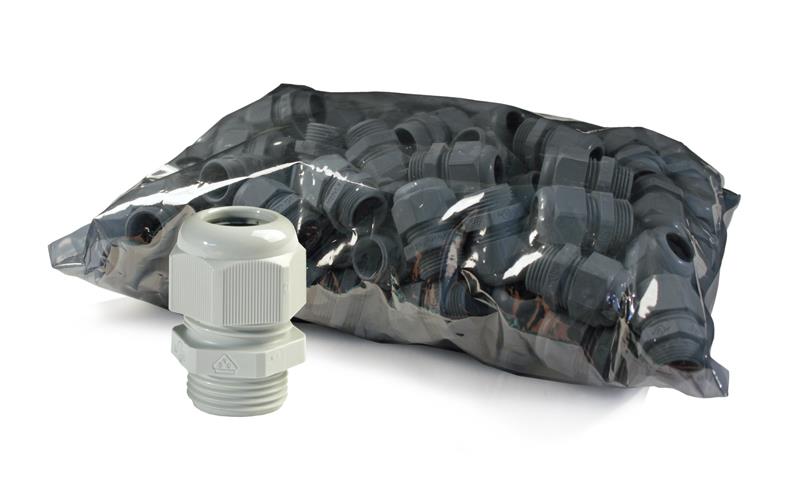 NSC Sicherheitstechnik Kabel-Verschraubungen, passend zum Feuchtraum-Zusatzsockel B04300-00 - Art. B04301-00