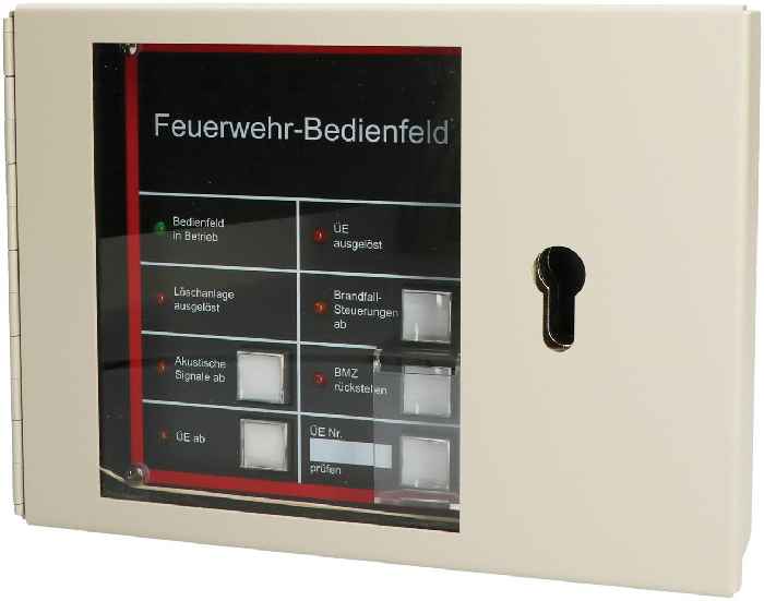 Hertek Feuerwehr-Bedienfeld FBF2003 (seriell, RS232) - Art. BWP410.2