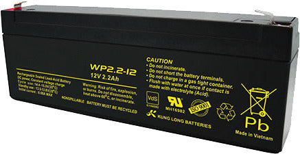 LST-MEP Brandmeldetechnik Notstrombatterie 12V/2,3Ah - Art. 310006