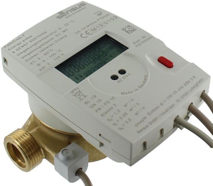 Sensus Kompaktkältezähler WMZ PolluCom F Qp 1,5 B DN15 L:110 AG3/4" PN16 45/5,2 FZ