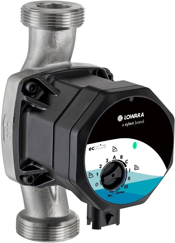Lowara Z-Pumpe ecocirc S 25-4/180 N L:180 G1 1/2" PN10 max. H:4m 24W