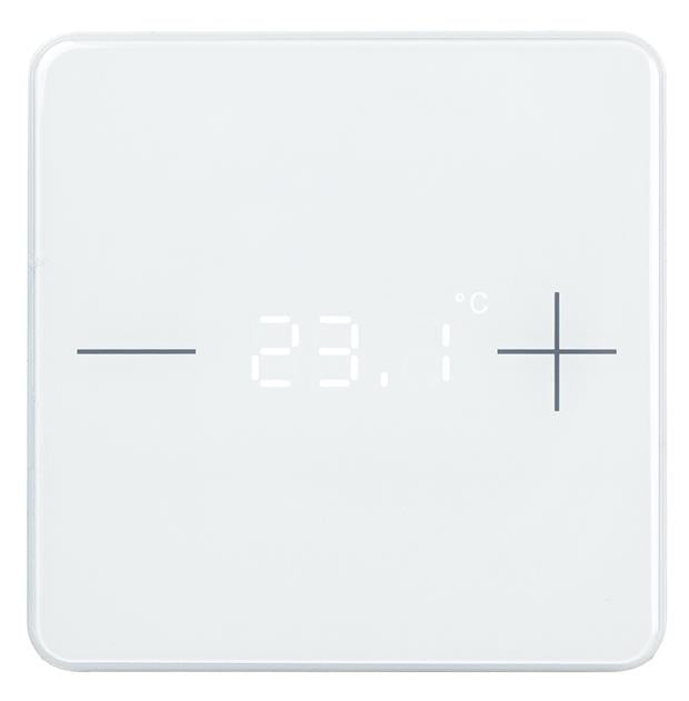Elsner Elektronik Gebäudeautomation Raumtemperatur-Regler mit 2 A/D-Eingängen KNX eTR 101-BA2, signalweiß RAL 9003 - Art. 71310
