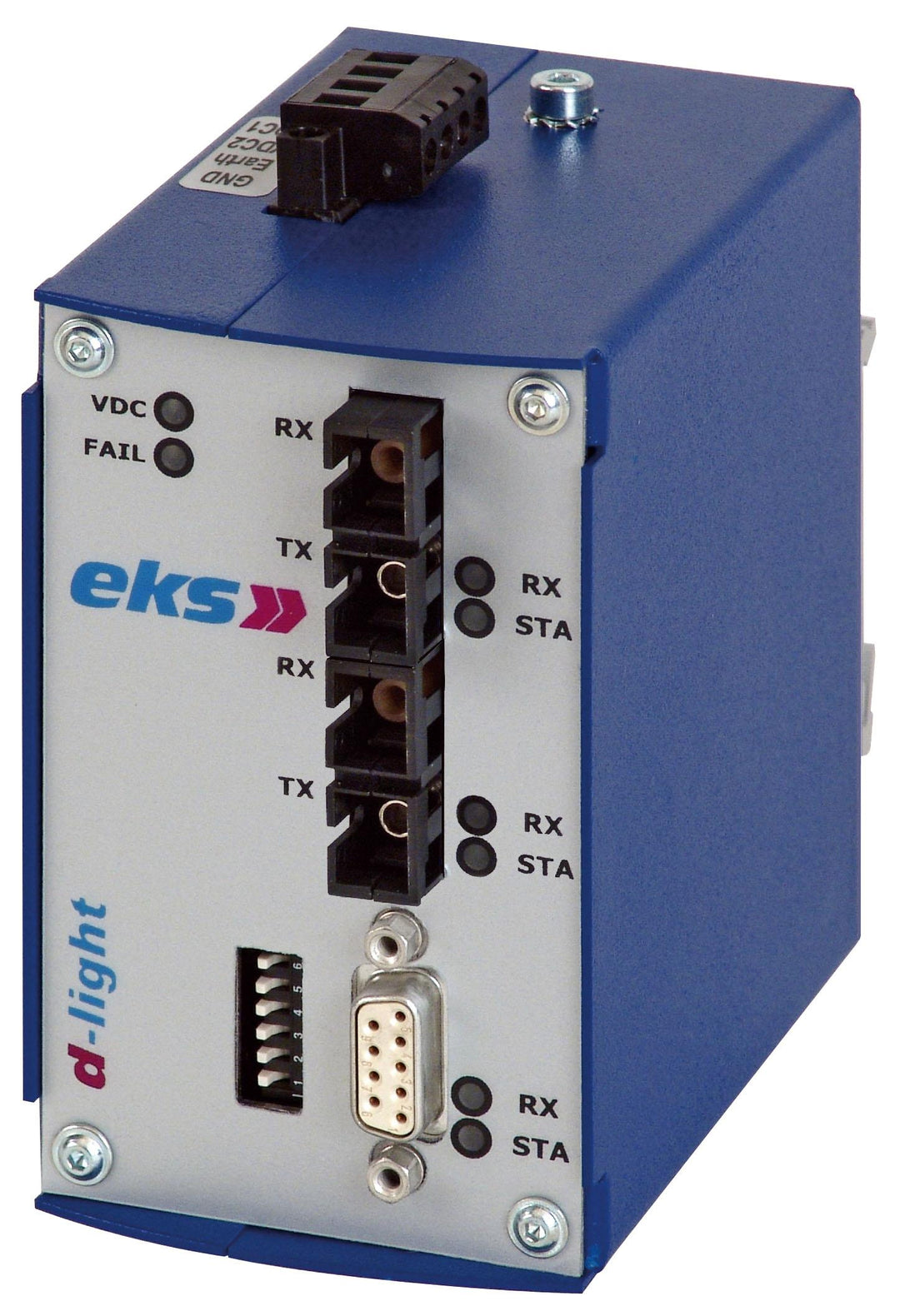 NSC Sicherheitstechnik ARCNET/RS-485 - LWL-Konverter DL-485RS, Multimode - Art. B01557-01