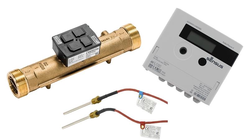 Sensus Kombinierter WMZ PoThF-Set PF130 Qp 10 B DN40 L:200 AG2" PN16 100/6,0 wM-Bus