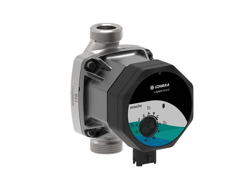 Lowara Z-Pumpe ecocirc S 15-4/130 N L:130 G1" PN10 max. H:4m 24W