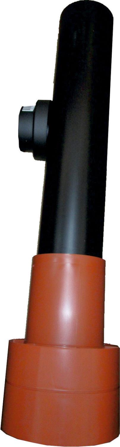Wolf ISO Rohr Dachdurchf. 125 mm CWL-180 rot -Art.2576999