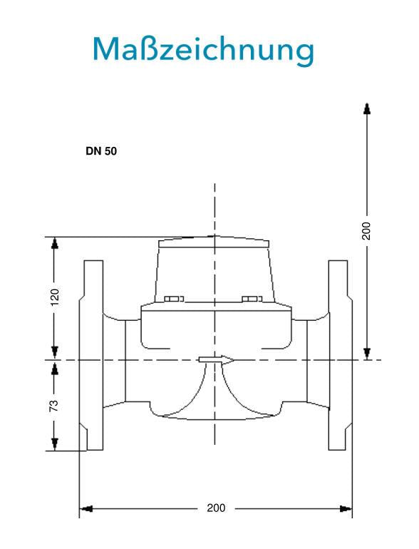 Sensus Großwasserzähler GWZ MeiStream Q3_100 DN100 L:360 FL PN16