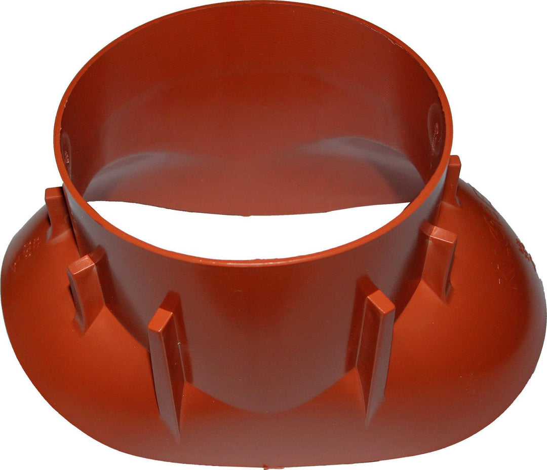 Wolf  Adapter Klöber Grundplatten DN108 für Schrägdach 20 - 50 Grad, rotbraun -Art. 2600037