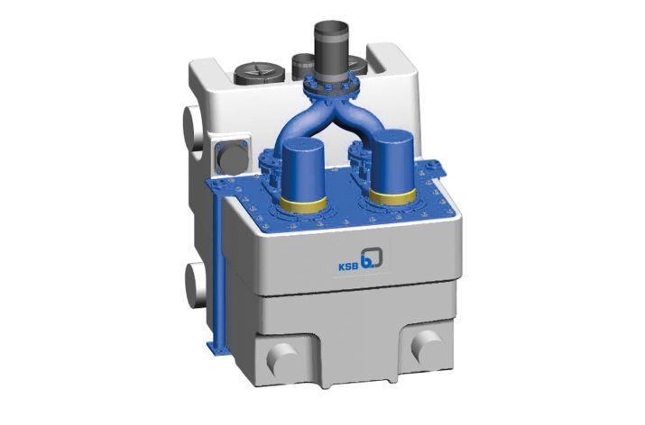 KSB Hebeanlage Compacta UZ 4.450 D mit Rückflusssperre, Steuerung LCB2 - Art. 29131648