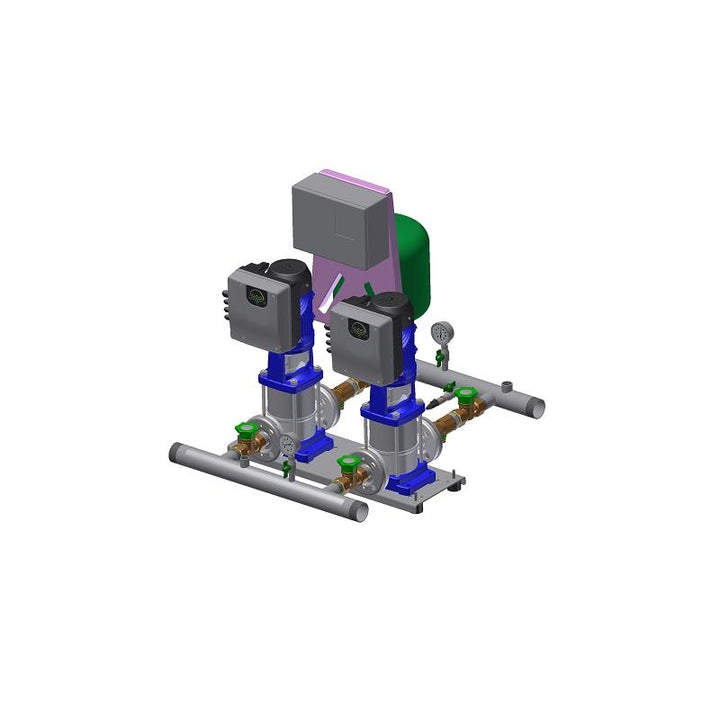 Lowara Druckerhöhungsanlage  DEA GTB 20 ESM 22SVE02F015 DN80 PN10 Qmax 60m3/h max H:30m ger.
