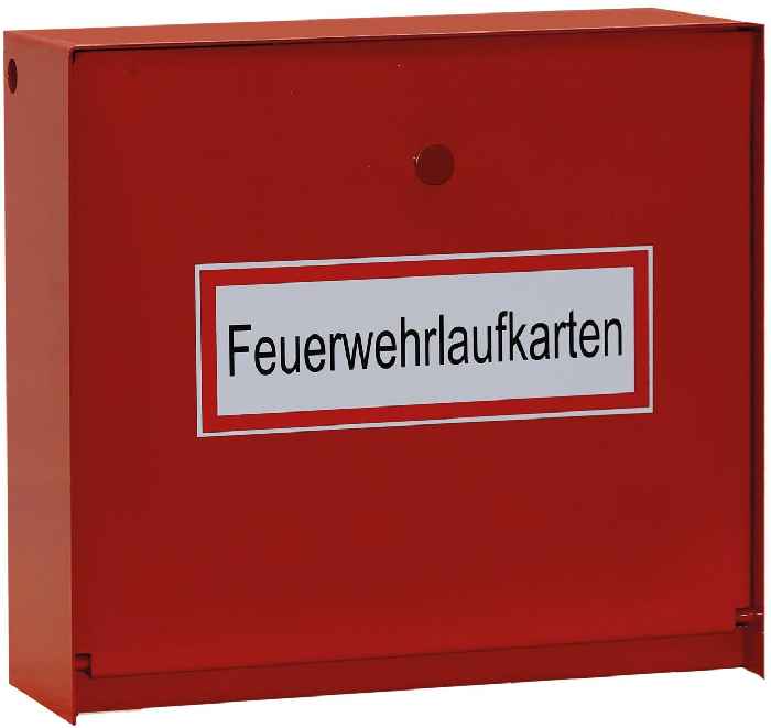 Hertek Feuerwehrlaufkartendepot A3 (für 130 Laufkarten, elektr. verriegelt, Metall) - Art. BWP581